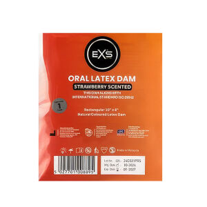 EXS latex orális gát szexhez - eper ízű - 71588485