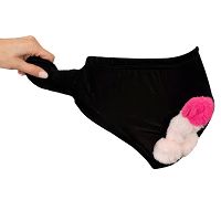 Pliüss felfújható pénisszel ellátott alsónadrág vicces ajándék - 78361430 - 3