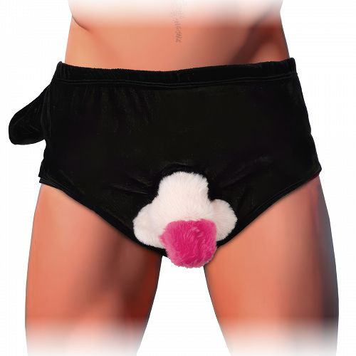 Pliüss felfújható pénisszel ellátott alsónadrág vicces ajándék - 78361430