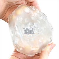 Rugalmas zselés maszturbátor kiemelkedésekkel férfiaknak 13 cm - 76514898 - 7