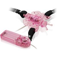 ZSELÉS PILLANGÓ - VIBRÁTOR CSIKLÓ MASSZÍROZÓ GUMIS PÁNTOKON - 70200800 - 2