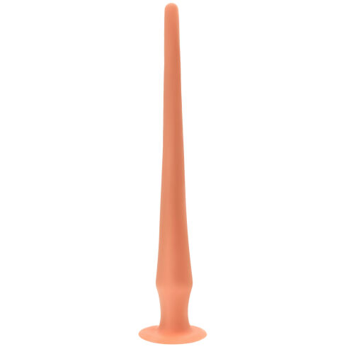 Testszínű rugalmas szilikon anális műpénisz szonda 44 cm - 76566538