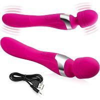 KÉTOLDALU VIBRÁLÓ INTIM MASSZIROZÓ KÜLÖN MOTOROK INTENZÍV VIBRÁCIÓ – 78612960 - 4