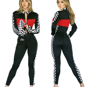 Érzéki overall cipzárral Racer Girl erotikus fehérnemű - 76219697