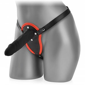 STRAP-ON SZILIKON HÍMVESSZŐ HEVEDEREKEN DILDÓ PENETRÁLÁSRA - 77653095