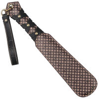 Rebellion masszív bőr BDSM paskoló dombornyomott mintával 20 cm - 79032451 - 7