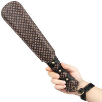 Rebellion masszív bőr BDSM paskoló dombornyomott mintával 20 cm - 79032451 - 5