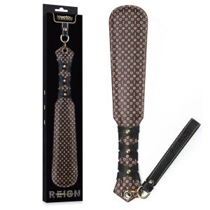 Rebellion masszív bőr BDSM paskoló dombornyomott mintával 20 cm - 79032451