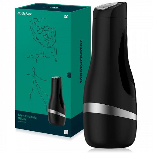 SATISFYER MEN CLASSIC –MASZTURBÁTOR AZ EGÉSZ HÍMVESSZŐ SZTIMULÁLÁSÁRA  KIBER BETÉTTEL ÉS SZOPÁS EREDMÉNNYEL - 79585720