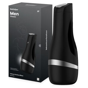 SATISFYER MEN CLASSIC –MASZTURBÁTOR AZ EGÉSZ HÍMVESSZŐ SZTIMULÁLÁSÁRA  KIBER BETÉTTEL ÉS SZOPÁS EREDMÉNNYEL - 79585720