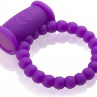 VIBRÁCIÓS SZILIKONOS PÉNISZGYŰRŰ - DGE N008 - 6