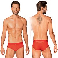 Obsessive piros férfi alsónadrág Boldero - 74362301 - 3