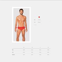 Obsessive piros férfi alsónadrág Boldero - 74362301 - 5