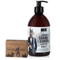 Vegán férfi szett DOBERMAN gél+szappan - 73008819 - 2