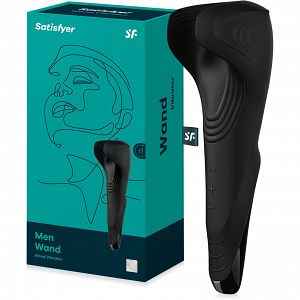 Satisfyer men wand vibrátor - rezgő péniszmasszírozó, 50 funkciós maszturbátor - 73994717