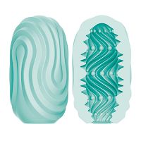 Rugalmas zselés maszturbátor kiemelkedésekkel férfiaknak 9 cm - 76305446 - 3