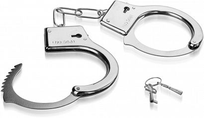 KÉZI FÉMBILINCS „HANDCUFFS” LTT LV-H40
