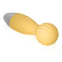 Sárga mini masszírozó pálca 12 funkciós vízálló 14 cm - 78419081 - 6