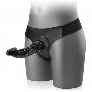 HÍMVESSZŐ PROTÉZIS STRAP-ON SZÍJAKON MEGHOSSZABITÓ +9 CM – 71750514