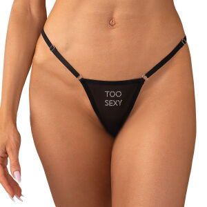 Obsessive Violami átlátszó tanga „Sexy” felirattal - 77716654
