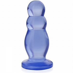 Nagy zselés anál dugó, nagy dildo, max átmérő 6 cm - 70564008