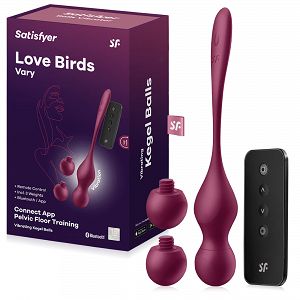 Satisfyer Love Birds – vibráló gésagolyók távirányítóval - 71360793