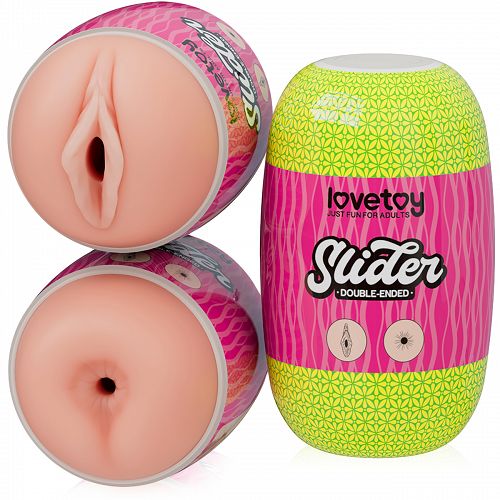 Kétoldalas maszturbátor férfiaknak testszínű hüvely és ánusz - 79165428