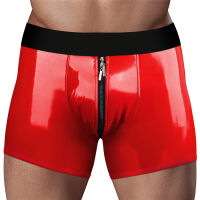 Piros boxeralsó gyűrűvel a strap-onhoz + zseb a vibrátor számára - 79378237 - 9