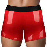 Piros boxeralsó gyűrűvel a strap-onhoz + zseb a vibrátor számára - 79378237 - 7