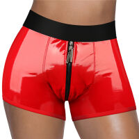 Piros boxeralsó gyűrűvel a strap-onhoz + zseb a vibrátor számára - 79378237 - 6