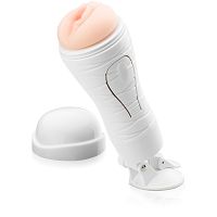 KIVÁLÓ MINŐSÉGŰ VIBRÁCIÓS MASZTURBÁTOR TAPADÓKORONGGAL – MEGA STIMULÁCIÓ – FEHÉR - 88797346 - 4