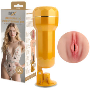 Realisztikus Lara művagina állítható tapadókoronggal és vibrációval - 71423197