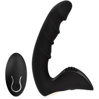 ÖNHORDOZÓ VIBRÁLÓ NŐKNEK PROSZTÁTA MASSZIROZÓ FÉRFIAKNAK - 10 SZEX FUNKCIÓ + TÁVIRÁNYITÓ - 79220693 - 3