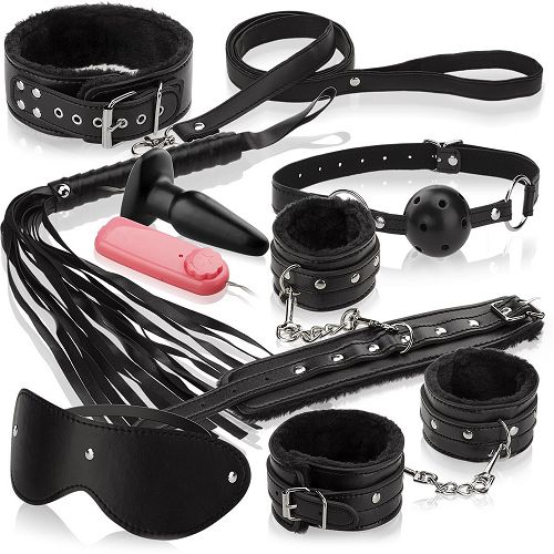 ÉDES EROTIKUS JÁTÉKSZERKÉSZLET A BDSM ÉS BONDAGE KEDVELŐINEK - 77793262