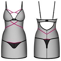 Obsessive átlátszó hálóing és tanga Novenes - 75200947 - 4