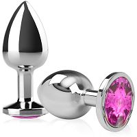 KRISTÁLYEZÜST SZÍNŰ ANÁLIS DUGÓ ROZSDAMENTES ACÉLBÓL WDK 8855 - 4