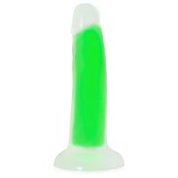Zöld fluoreszkáló dildo pénisz 14 cm világít a sötétben - 74750883 - 4