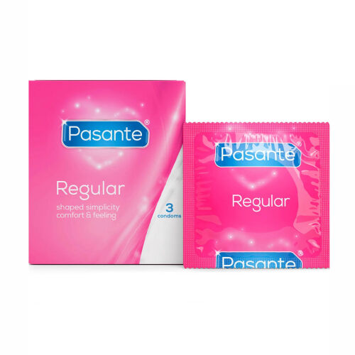 Pasante Regular klasszikus óvszerek tartállyal 3 db - 79479525