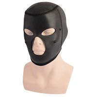 Bőrmaszk szemellenzővel BDSM ülésekhez és jelenetjátszáshoz - 77039546 - 3