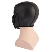 Bőrmaszk szemellenzővel BDSM ülésekhez és jelenetjátszáshoz - 77039546 - 6