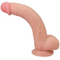 NAGY DILDÓCSÚSZÓ BŐRREL ÉS MOZGÓ TÖRZZSEL SZUPERREÁLIS HÍMVESSZŐ TAPADÓKORONGON - 78646171 - 2