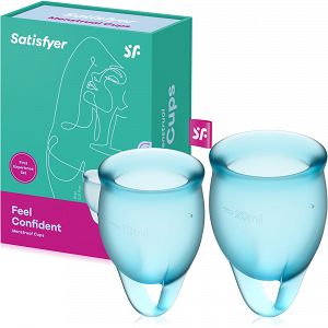 Satisfyer Feel Confident – Menstruációs kehely készlet (2 db). - 72190264