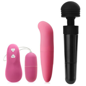 Női Készlet: Rezgő Tojás, Légmasszírozó, Vibrátor - 76432728