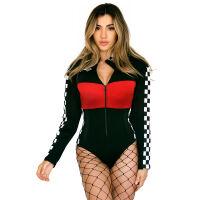 Érzéki body cipzárral Racer Girl erotikus fehérnemű - 76610698 - 3