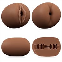 Kétoldalú maszturbátor férfiaknak barna vagina és ánusz - 76260979 - 5