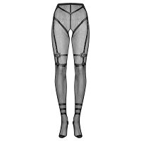 Obsessive nyomtatott necc harisnya + nyitott lépésbetéttel - 75331482 - 5