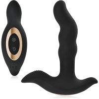 PROSZTÁTA ÉS LÁBKÖZ FORGÓ MASSZIROZÓ ANÁLIS VIBRÁTOR FORGÓ GOLYÓKKAL - 75701842 - 6