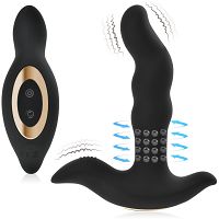 PROSZTÁTA ÉS LÁBKÖZ FORGÓ MASSZIROZÓ ANÁLIS VIBRÁTOR FORGÓ GOLYÓKKAL - 75701842 - 7