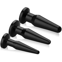 HÁROM FEKETE ANÁL DUGÓ, KÉSZLETBEN – WRD A06-79-380 - 2