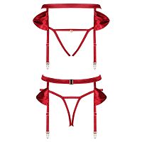 Obsessive harisnyatartó és nyitott tangabugyi 2 az 1-ben Rubinesa - 75161668 - 4